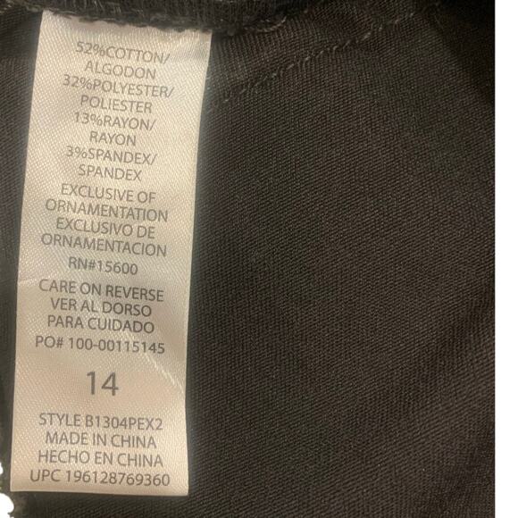 Democracy "Ab" Solution High Rise Jeans 14 Brown Ankle Skinny Denim Slimming - Picture 8 of 9